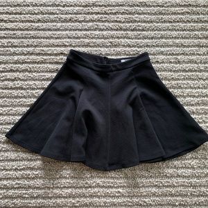 Lush Black Flare Skirt